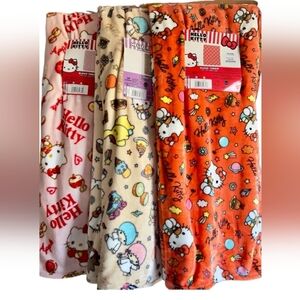 Hello Kitty Blanket Bundle of 3